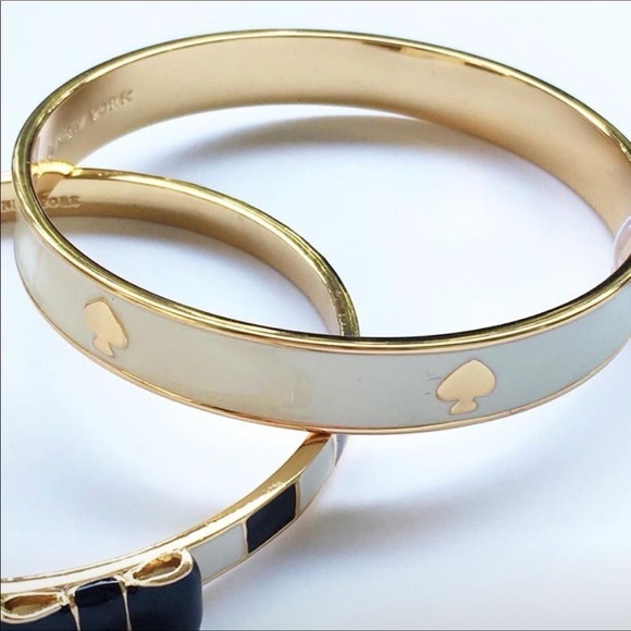 Kate Spade Ivory and Gold Bangle - Picture 3 of 3